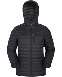 Mountain Warehouse - 'Henry Ii' Down Padded Jacket Water Resistant Hooded Puffer Winter Coat Nylon - Lyst