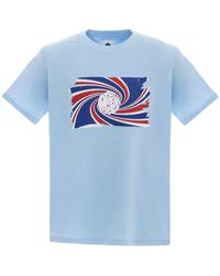 Pretty Green - Swirl Logo Print Regular Fit T-Shirt - Lyst