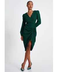 Quiz - Bottle Glitter Midi Dress - Lyst