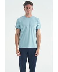 TOMMY LIFE - Cotton Elastane Crew Neck T-Shirt - Lyst