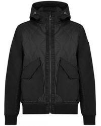 Belstaff - Limiter Black Hooded Jacket - Lyst