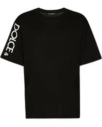 Dolce & Gabbana - Logo Print T-Shirt - Lyst