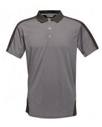 Regatta - Contrast Coolweave Pique Polo Shirt (Seal/ - Lyst