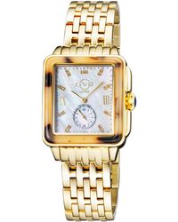 Gv2 - Bari Tortoise, Swiss Quartz Watch, Mop Dial, 316L Stainless Steel 30 Mm, Sapphire Crystal - Lyst