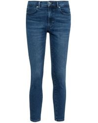 HUGO - Dames Charlie Skinny-fit Jeans In Blauw - Lyst