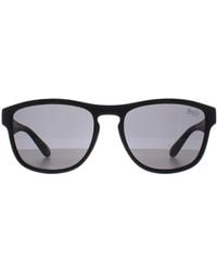 Superdry - Rockstar 104B Matzwarte Smoke Zonnebril - Lyst