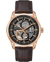 Bulova - Sutton Watch 97A169 Leather (Archived) - Lyst