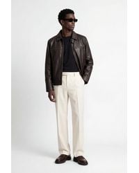 Weston - Reece Harrington Leather Jacket - Lyst