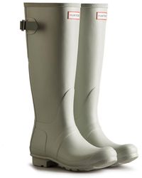 HUNTER - Tall Back Adjustable Wellington Boots - Lyst