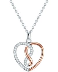 Rafaela Donata - Necklace With Pendant Sterling Bicolor Zirconia - Lyst
