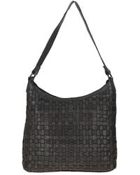 Ashwood Leather - 'Raffinatezza' Vintage Woven Shoulder Bag - Lyst