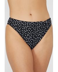 Gorgeous - Spot Bikini Bottom With Ring Detail - Lyst