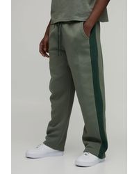 BoohooMAN - Straight Fit Panelled Jogger - Lyst