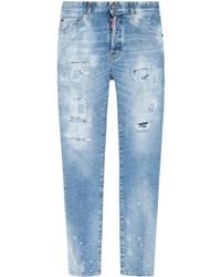 DSquared² - Cool Guy Jean Destroyed Wash Light Jeans Cotton - Lyst