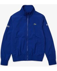 Lacoste - Sport X Novak Djokovic Lichtgewicht Jas Met Ritssluiting In Blauw - Lyst