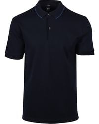 BOSS - H-Prout 59 Polo Shirt Dark Cotton - Lyst