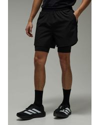 BoohooMAN - Common Pace Running Ultra 5Inch 2In1 Short - Lyst