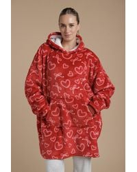 Tokyo Laundry - Heart & Bow Print Oodie - Lyst