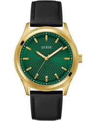Guess - Dex Watch Gw0846G1 Leather - Lyst