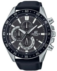 G-Shock - Edifice Watch Efv-620L-1Avuef Leather - Lyst