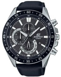 G-Shock - Edifice Watch Efv-620L-1Avuef Leather - Lyst