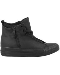 Converse - Chuck Taylor All Star Selene Monochrome Plimsolls Leather - Lyst
