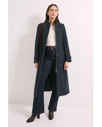 Wallis - Principles By Funnel Neck Coat - Lyst