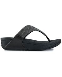 Fitflop - Lulu Glitz Toe-Post Sandals - Lyst