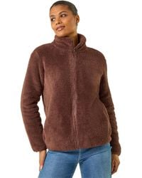 Roman - Soft Sherpa Fleece Jacket - Lyst