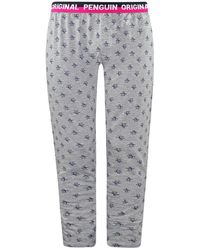 Original Penguin - Aop Pete Lounge Pyjamas Bottoms Cotton - Lyst