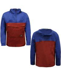 Timberland - Colour Block Coat Hooded Blue Red Jacket A1mxy-n30 Y16a Textile - Lyst