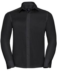 Russell - Collection Ultimate Tailored Long-Sleeved Shirt Cotton - Lyst