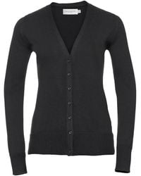Russell - Collection Ladies/ V-Neck Knitted Cardigan - Lyst