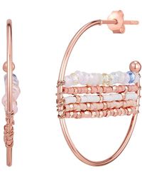 YOKOAMII - Brass Earring - Lyst