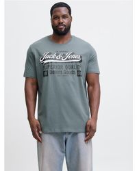 Jack & Jones - Graphic T Shirt Oneck Plus Size Tee - Lyst