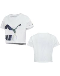 PUMA - X Careaux Logo Crop Top - Lyst