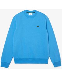 Lacoste - Crew Neck Sweatshirt Cotton - Lyst