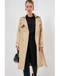 Bigdart - Double Breasted Long Trench Coat - Lyst
