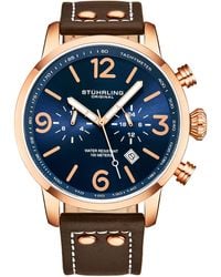 Stuhrling - 3956 Quartz Aviator - Lyst