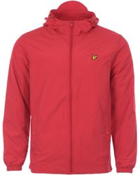 Lyle & Scott - Nylon Jack Met Capuchon En Ritssluiting - Lyst