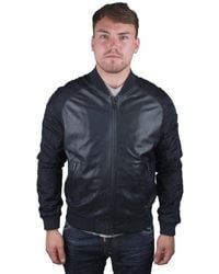Emporio Armani - W1b54p W1p58 0011 Leather Jacket - Lyst