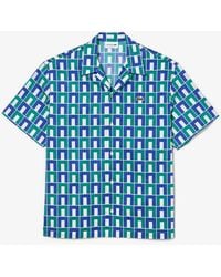 Lacoste - Relaxed Fit Print Shirt - Lyst