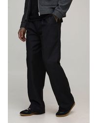 BoohooMAN - Tall Pleat Front Wide Leg Tailored Trousers - Lyst