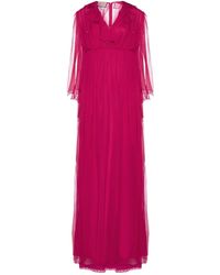 Gucci - Silk Midi -jurk - Lyst