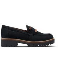 Tamaris - Suede Leather Loafer Casual Shoes - Lyst