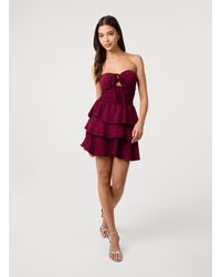 Pink Vanilla - Diamante Rara Skirt Dress - Lyst