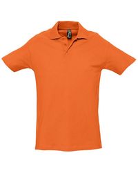 Sol's - Spring Ii Short Sleeve Heavyweight Polo Shirt Cotton - Lyst