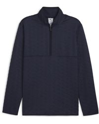 PUMA - X Arnold Palmer Jacquard Quarter-Zip Top - Lyst