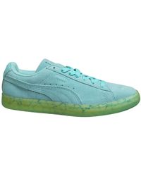 PUMA - Suede Classic Easter Fm Aruba Low Lace Up Trainers 362556 01 Leather - Lyst