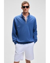 Grimelange - Half Zip Turtleneck Sweatshirt - Lyst